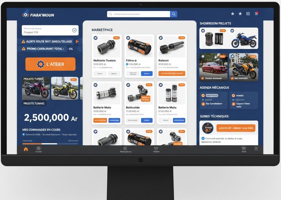 Publicité pièces et services auto